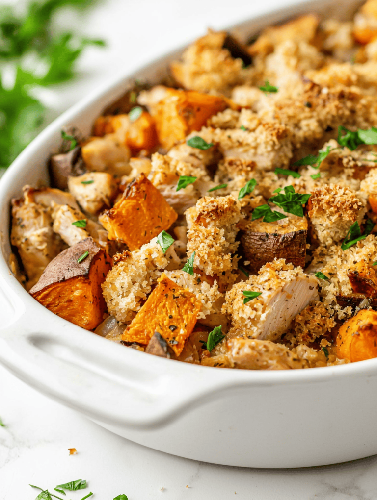 Warm & Cozy Fall Chicken Casserole with a Twist