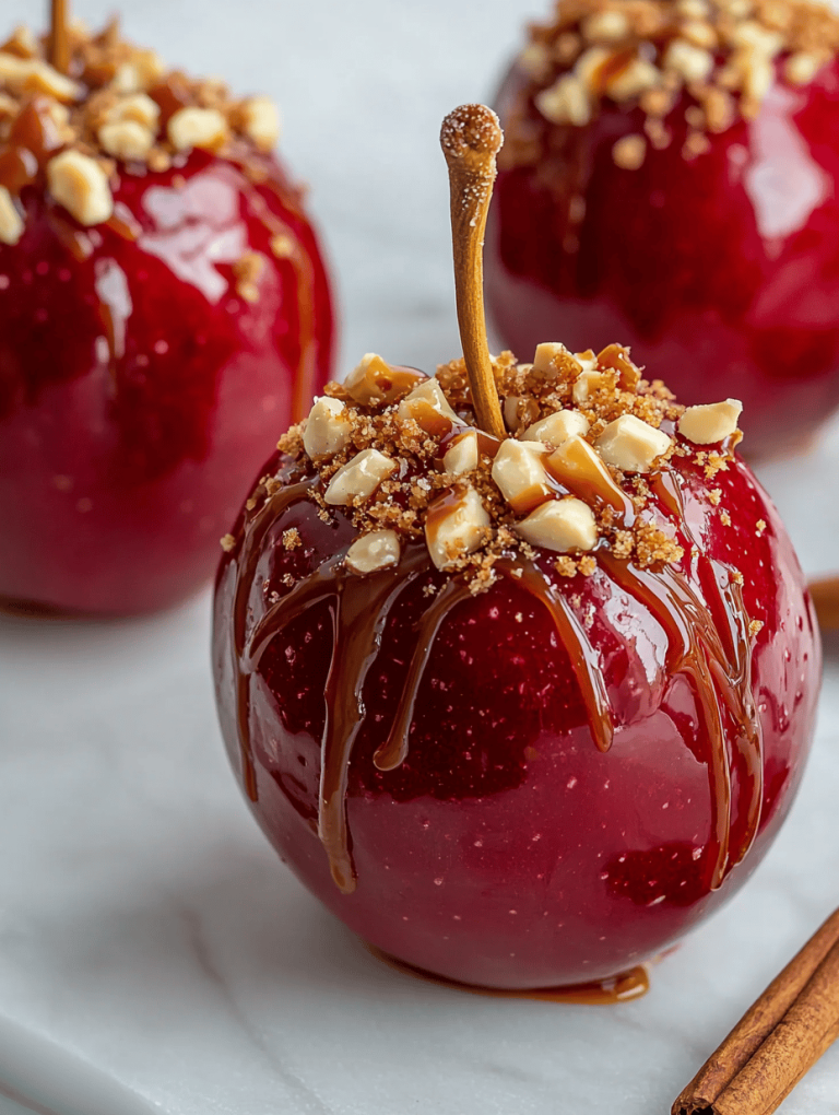 Sinisterly Delicious: Halloween Poison Toffee Apples