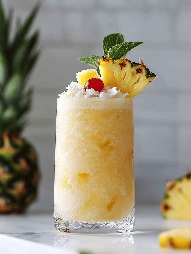 Chill Out! The Unexpectedly Cozy Pi1a Colada Slushie