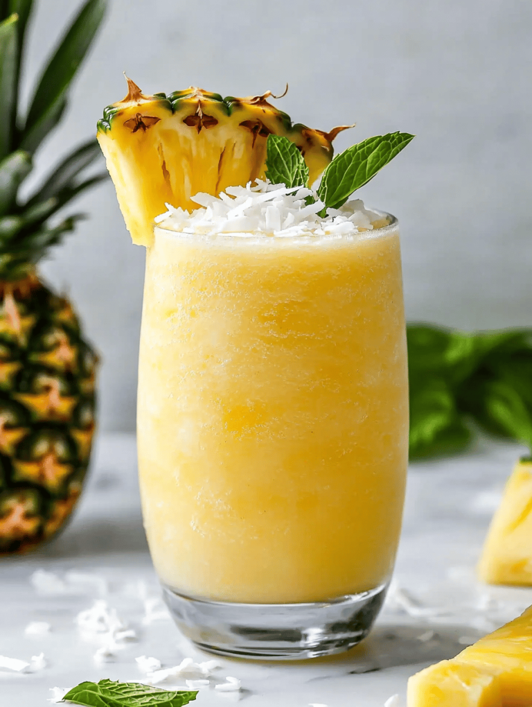 Tropical Twist: The Hidden Charm of Pineapple Slushie