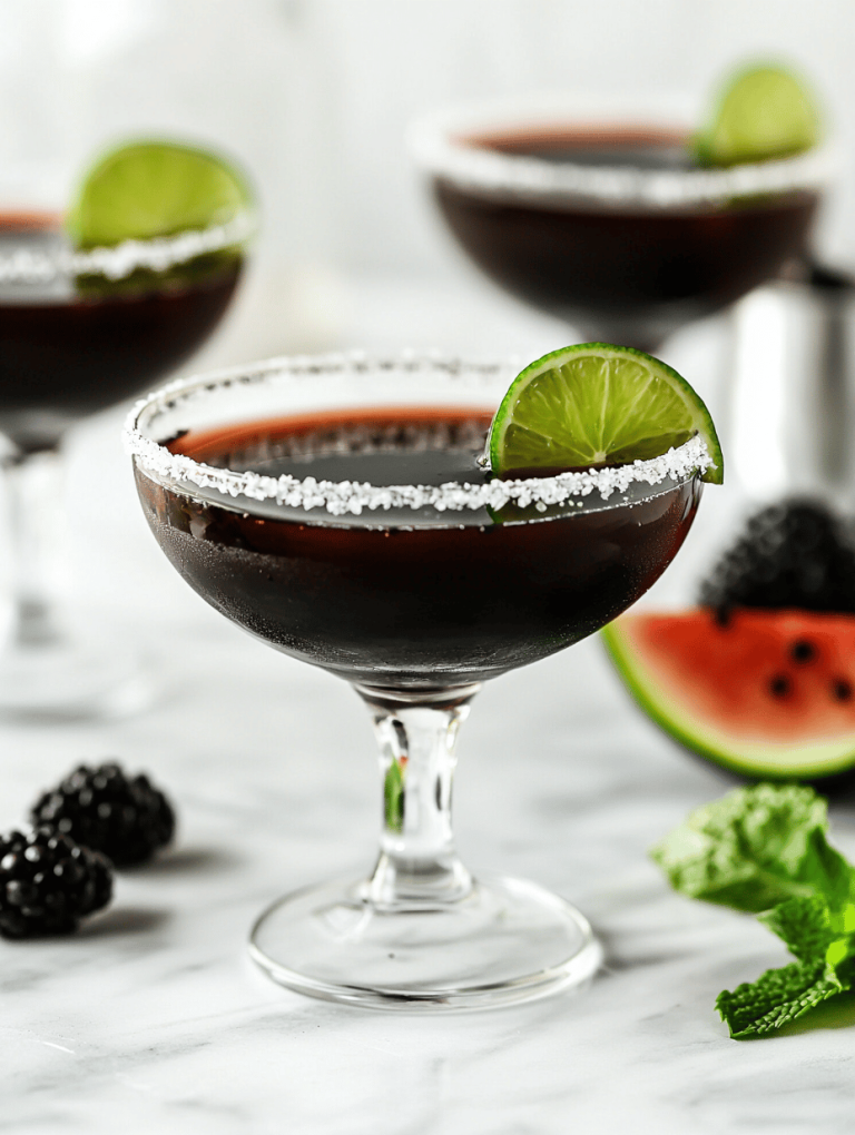 Sorcery in a Glass: The Haunted Black Magic Margarita