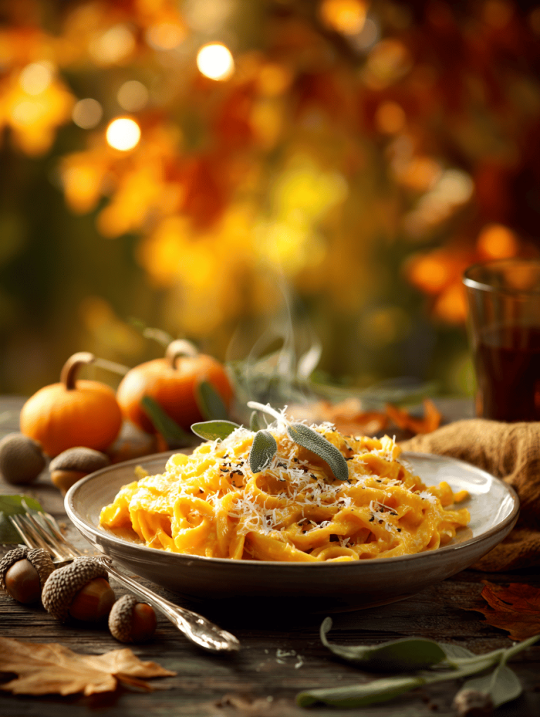 Pumpkin Alfredo Pasta: A Cozy Twist for Autumn Nights