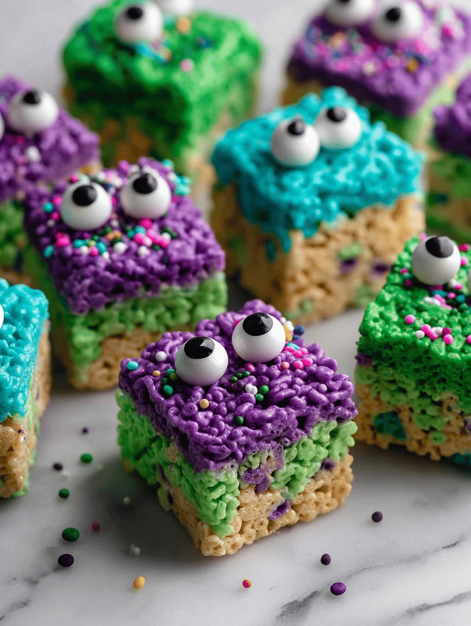 Monster Rice Krispie Treats: A Chaos of Chocolate and Marshmallow Magic