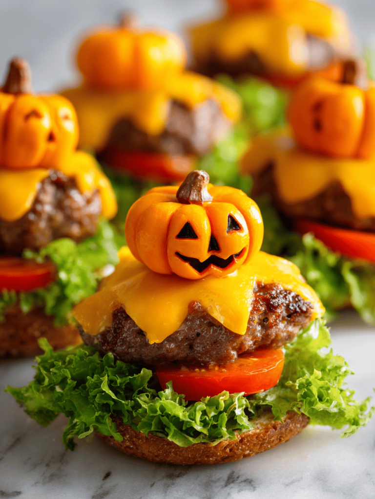 Jack O’ Lantern Burgers: A Playful Fall Feast with a Twist