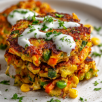 Mixed Vegetable Fritters Recipe