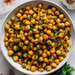 Roasted Garlic Chickpeas Recipe